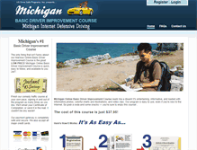 Tablet Screenshot of michiganinternetdefensivedriving.com